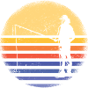 Fisher Retro Sunset Fishing