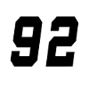 Nummer zweiundneunzig 92