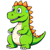 Cute Comic Dinosaur