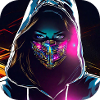 Fille cyberpunk cool IV