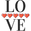 Love love with hearts