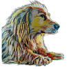 Hund als Kunstobjekt