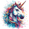 Einhorn Bunt Pferd