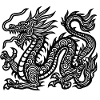 Dragon chinois - Année du dragon