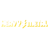 Heavy Metal Lightning Bolt Text Logo