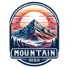 Mountain High - Berg Illustration