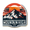 Mountain High - Berg Illustration
