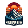 Mountain High - Berg Illustration