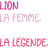 Femme lion