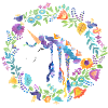 Einhorn Blumen