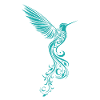 Kolibri Tribal Hummingbird