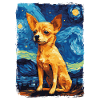 Chihuahua Starry Night