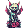 Goth Cat Vampire Demons Aesthetic