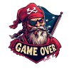 Gaming Game Over Gamer Pirate