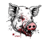 Big Scars: White Zombie Pig