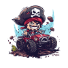 Le pirate Chibi Monster Truck