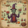 Witch's Handbook / Spellbook / Halloween / Autumn