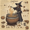 Witch's Handbook / Spellbook / Halloween / Autumn