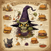 Hexenhandbuch / Zauberbuch / Halloween / Herbst