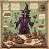 Witch's Handbook / Spellbook / Halloween / Autumn