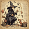 Witch's Handbook / Spellbook / Halloween / Autumn