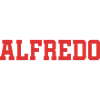 Alfredo T-Shirt gestapelter Text Geschenkidee