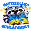 Official Sleep Shirt, Raccoons of Ukraine