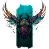 Celestial Guardian: Winged Scarab Elegance