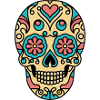 Retro Skull 1