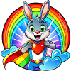 Superhelden Hase