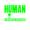 Human Costume Alien Lover