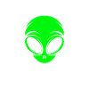 Alien Face Alien Space