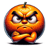Orange pas contente