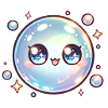 A cute bubble