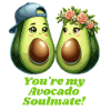 Avocado Paar Liebe
