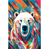 Eisbär Polarbär Bunt