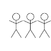 3 Strichmännchen