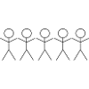 5 Stickman / Strichmännchen