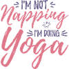 Ich mache Yoga