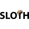 Sloth with lettering