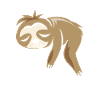 lustiges Faultier loading Batterie Symbol comic