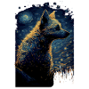 Hyène Nuit étoilée