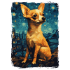 Chihuahua Nuit étoilée
