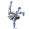 Astronaute Danseur de Capoeira