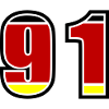91 Numéro Allemagne Jersey