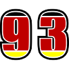 93 Numéro Allemagne Jersey