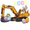 Eggscavator Easter Pun