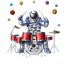 Astronauten-Trommler