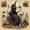Witch's Handbook / Spellbook / Halloween / Autumn