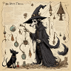 Witch's Handbook / Spellbook / Halloween / Autumn